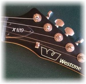 Spectrum X120 headstock