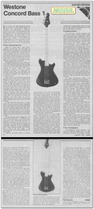 Concord 1 Bass