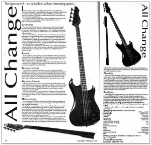 Spectrum LX bass