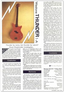 Thunder IA bass -GuitaristMag
