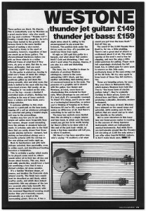 Thunder Jet (Lead and bass)-'79