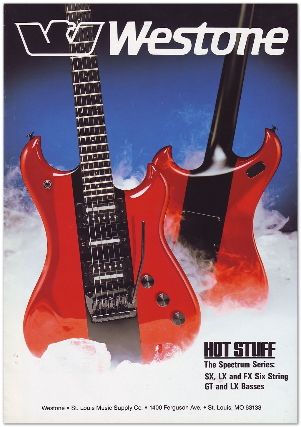 retro magazine advert 1986 WESTONE pantera 